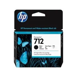 HP 712 Black (80-ml) DesignJet Ink Cartridge