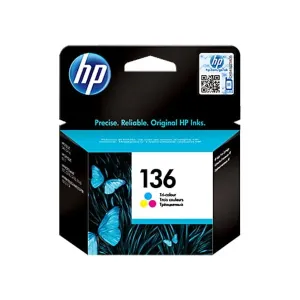 HP 136 Tri-color Original Ink Cartridge (C9361HE)