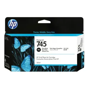 HP 745 130-ml DesignJet Photo Black Ink Cartridge