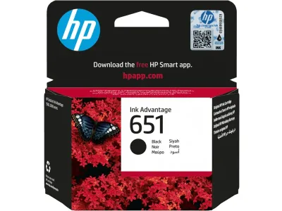 HP 651 Black Original Ink Advantage Cartridge