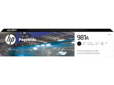 HP 981X High Yield Black Original PageWide Cartridge,