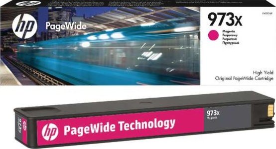 HP 973X High Yield Magenta Original PageWide Cartridge