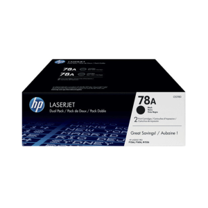 HP 78A 2-pack Black (CE278AD) Original LaserJet Toner Cartridges