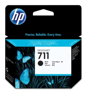 HP 711 80-ml Black DesignJet Ink Cartridge-CZ133A