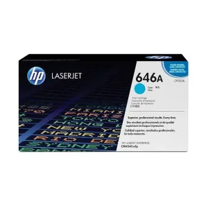 HP 646A Cyan Original LaserJet Toner Cartridge (CF031A)