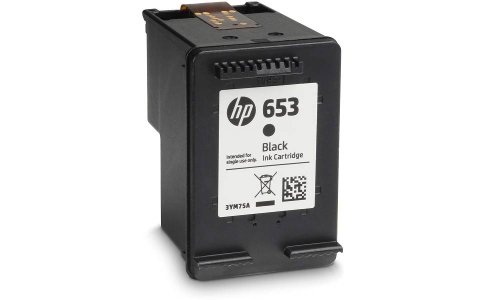 HP 653 Black Original Ink Advantage Cartridge