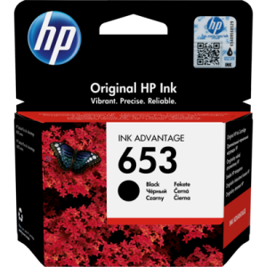HP 653 Black Original Ink Advantage Cartridge