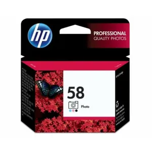 HP 58 Tri-color Photo Inkjet print cartridge (C6658A)