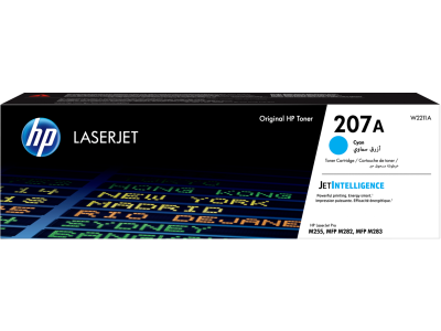 HP 207A Cyan (W2211A) Original LaserJet Toner Cartridge