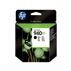 HP 940XL High Yield Black Original Ink Cartridge (C4906AE)