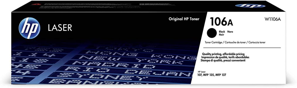 HP 106A Black (W1106A) Original Laser Toner Cartridge