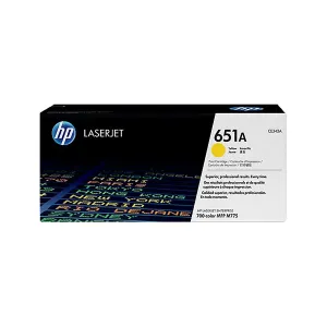 HP 651A Yellow Original LaserJet Toner Cartridge (CE342A)