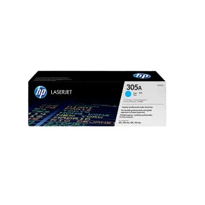 HP 305A  Cyan Original LaserJet Toner Cartridge-CE411A