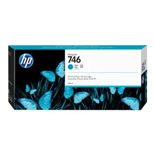 HP 746 300-ml Cyan DesignJet Ink Cartridge