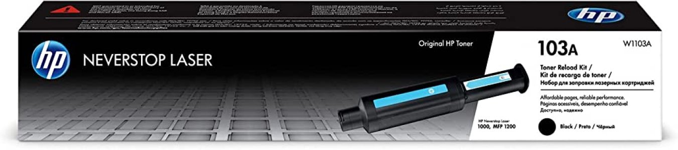 HP 103A Black (W1103A) Original Neverstop Laser Toner Reload Kit