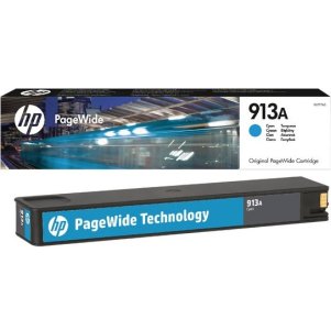 HP 913A Cyan Original PageWide Cartridge