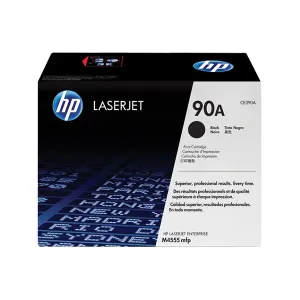 HP 90A Black  Original LaserJet Toner Cartridge-CE390A