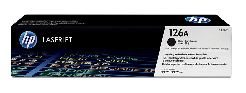 HP 126A Black (CE310A) Original LaserJet Toner Cartridge