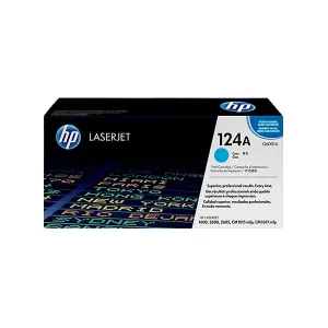 HP 124A Cyan (Q6001A) Original LaserJet Toner Cartridge
