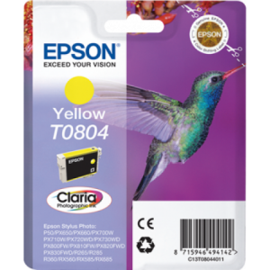 Epson T0804 Yellow Ink Cartridge