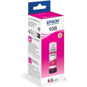 Epson 108 EcoTank Magenta ink bottle (70 ml)
