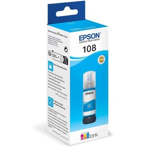 Epson 108 EcoTank Cyan ink bottle (70 ml)