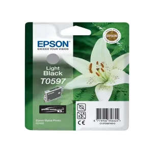 Epson T0597 UltraChrome K3 Light Black Ink Cartridge