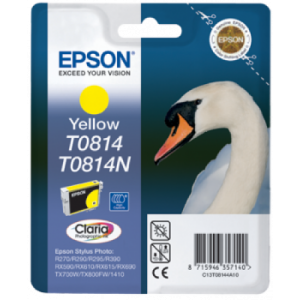 Epson T0814 Yellow Ink Cartridge (High Capacity)