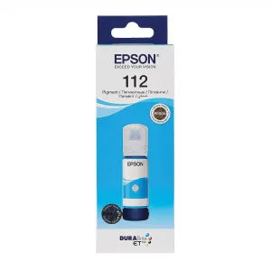 Epson 112 EcoTank Pigment Cyan ink bottle