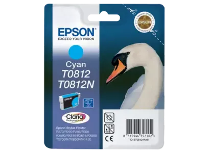 Epson T0812 Cyan Ink Cartridge (High Capacity)