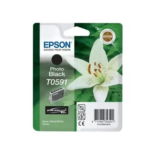 Epson T0591 UltraChrome K3 Photo Black Ink Cartridge