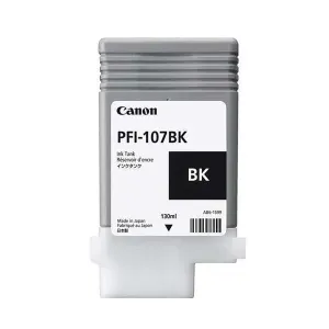 Canon PFI-107BK 130ml Black Ink Cartridge