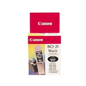 Canon Ink Cartridge Black BCI 21