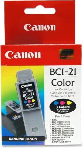 Canon Ink Cartridge Color BCI 21