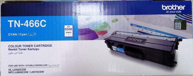 Brother TN-466C High Yield Cyan Toner Cartridge