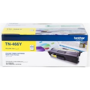 Brother TN-466Y High Yield Yellow Toner Cartridge