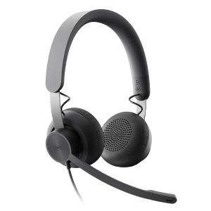 Logitech Zone Wired Headset with Noise-Cancelling Mic - 981-000875