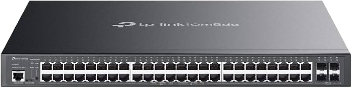 TP-Link 52-Port Gigabit L2+ Managed Switch with PoE+ - TL-SG3452P