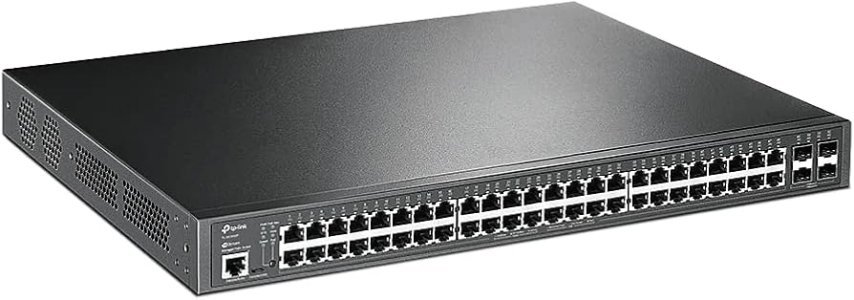 TP-Link 52-Port Gigabit L2+ Managed Switch with PoE+ - TL-SG3452P