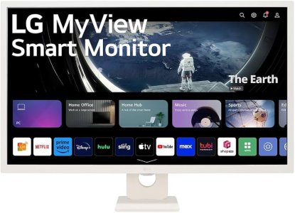 LG MyView 32SR50F-W 31.5 Inch FHD Smart Monitor- 32SR50F-W