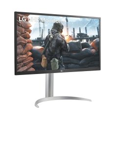 LG 27" 4K UHD Monitor, USB-C, HDMI, DisplayPort, Adjustable Stand-27UP550N-W
