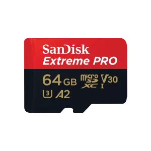 SanDisk Extreme PRO 64GB microSDXC UHS-I Card | 200MB/s-SDSQXCU-064G-GN6MA