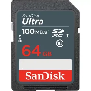 SanDisk Ultra 64GB SDHC/SDXC Card | Up to 100MB/s-SDSDUNR-064G-GN3IN