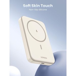 UGREEN 10000mAh Magnetic Wireless Power Bank Beige - UG-25208
