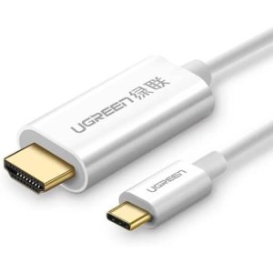 UGREEN USB-C Male to HDMI Male Cable 1.5m - White - UG-30841