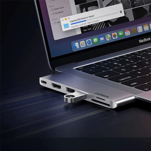 "Ugreen 6-in-2 USB-C Multifunction Adapter CM380-UG-80856