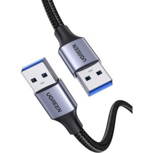 UGREEN USB-A Male to USB-A Male USB 3.0 Alu Cable 2M-UG-80791