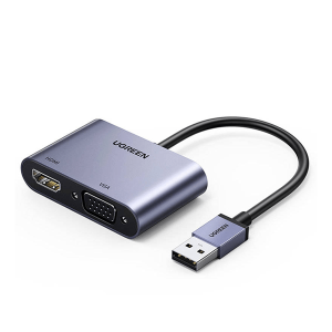 UGREEN USB-A 3.0 to HDMI + VGA Converter CM449-UG-20518