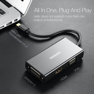 UGREEN Mini DisplayPort to HDMI/VGA/DVI Converter-UG-20418