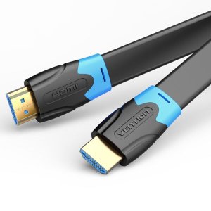 VENTION FLAT HDMI CABLE 0.5M BLACK-VEN-AAKBD